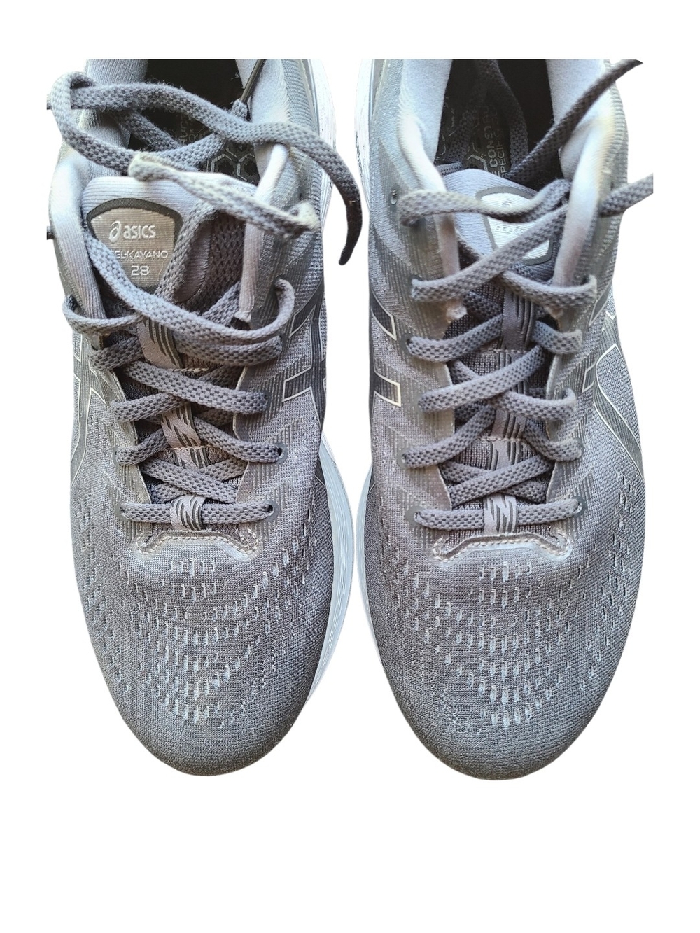 ASICS GEL-Kayano 28 Running Shoes - Gray - Men’s 10.5 Extra Wide (4E)